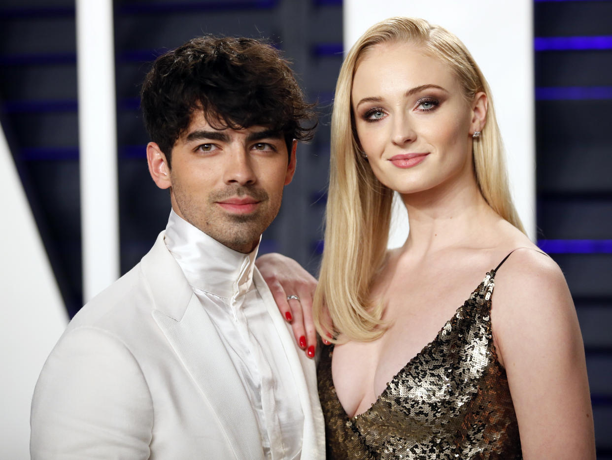 Joe Jonas and Sophie Turner attend the Oscars on February 24, 2019. (Photo: REUTERS/Danny Moloshok)