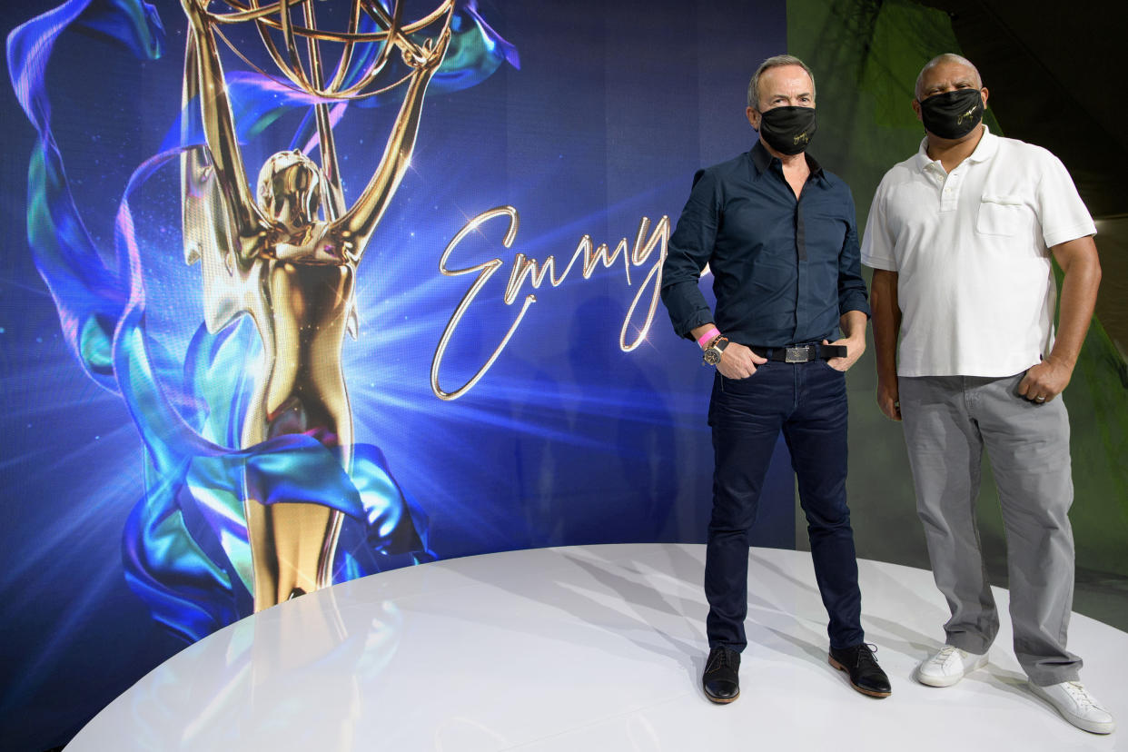 Executive producers Ian Stewart and Reginald Hudlin are overseeing the 72nd Emmy Awards  (ABC/Todd Wawrychuk) 