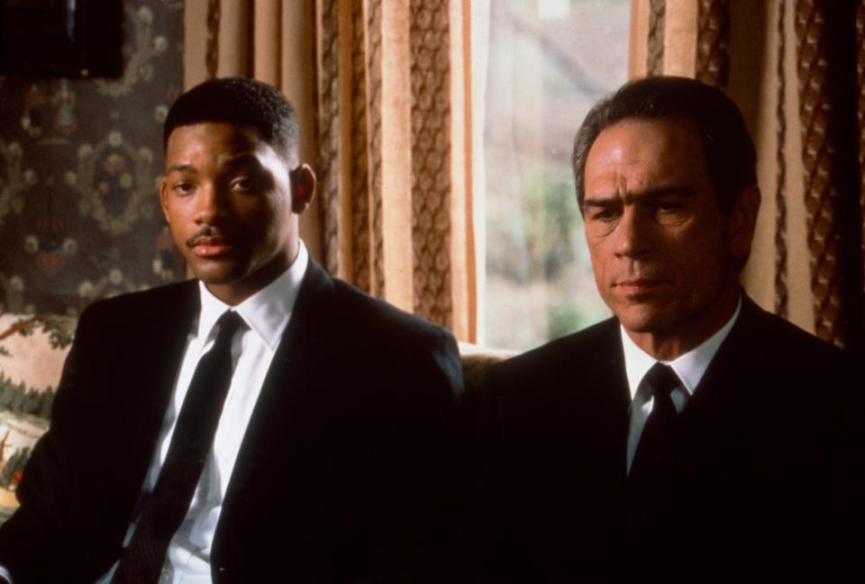 from left: Will Smith, Tommy Lee Jones