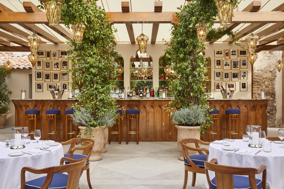 Alexis Mabille's design for Cipriani in Saint-Tropez.