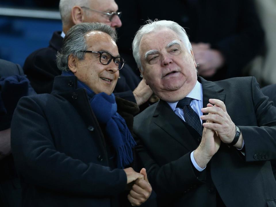 Farhad Moshiri (left) faces the decision of who to appoint the next Everton manager.