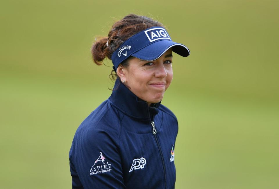 Georgia Hall will hope to capture a second Women’s Open title (Getty)