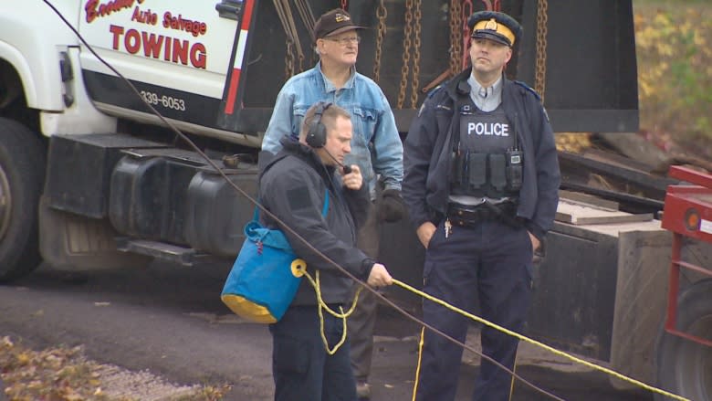 RCMP dive team hauls another stolen car out of Grand Lake