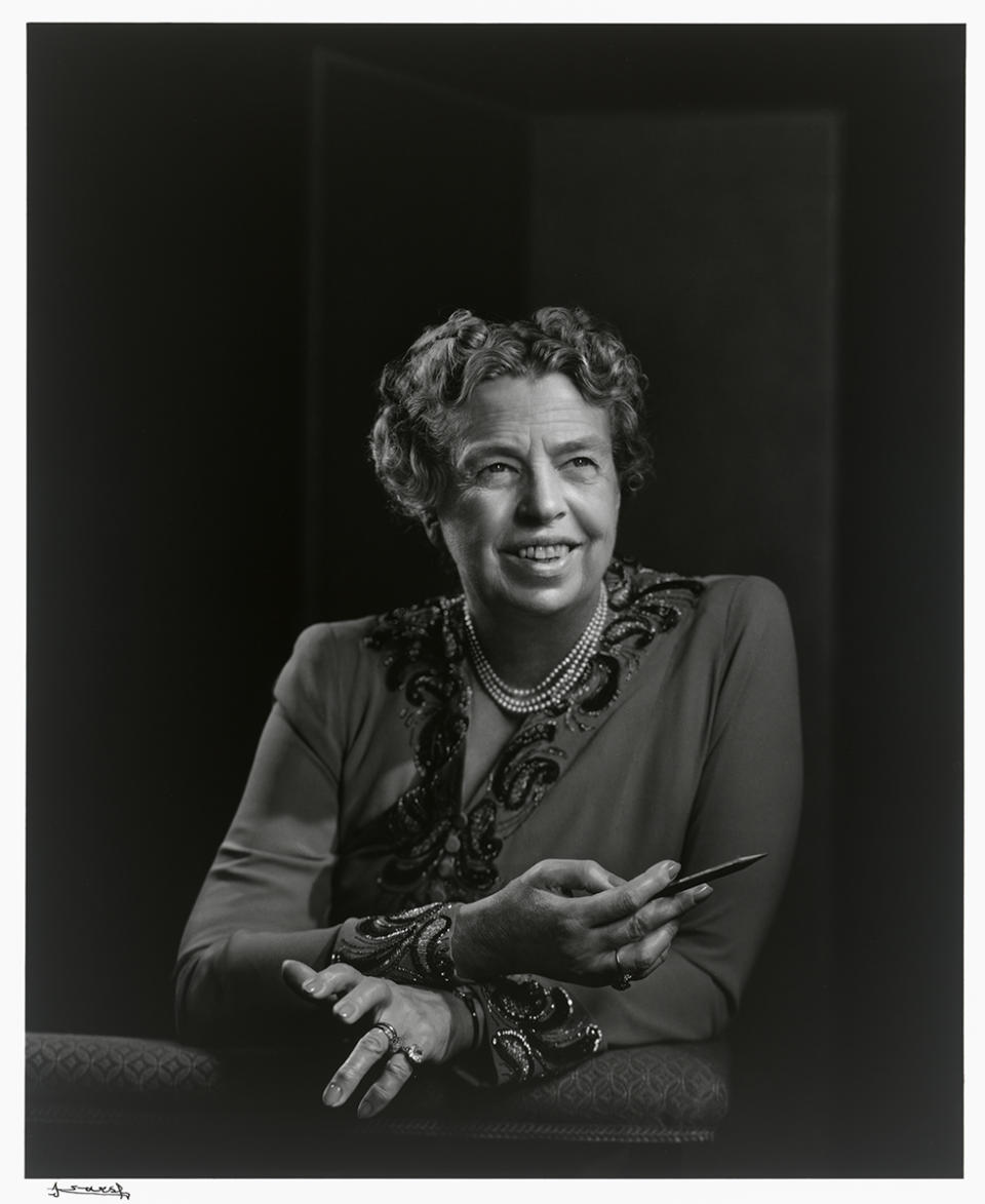 Eleanor Roosevelt by Yousuf Karsh - Credit: Jen Harris/NPG