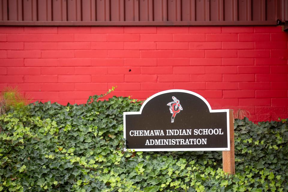 The exterior of the Chemawa Indian School in Salem, Oct. 2, 2019. A federal gag order was recently lifted around the Native American boarding school after a congressional hearing.