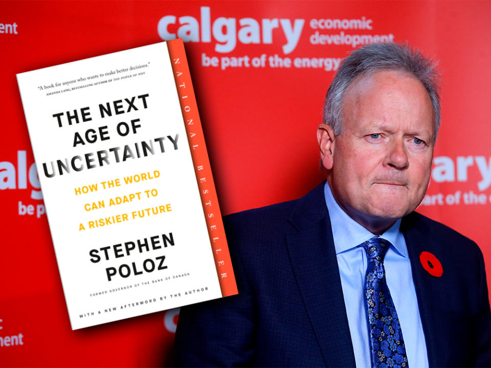  Stephen Poloz, former governor of the Bank of Canada, has won the National Business Book Award for 2023.