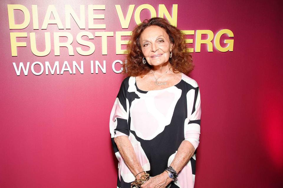 <p>Julien Hekimian/Getty</p> Diane Von Furstenberg attends the "Diane von Furstenberg: Woman In Charge" Premiere in Paris June 24