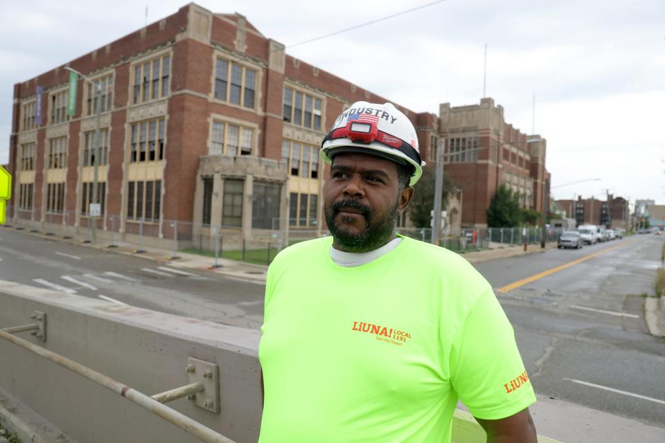 Terrell Garner, 41, a construction contractor, blames the stress of the COVID-19 pandemic and lockdowns for a spike in violent crime. "Now that the world is coming back open, people are getting outside and taking this pent-up frustration on whomever," he said.