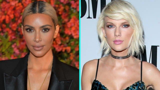 Kim Kardashian and Taylor Swift