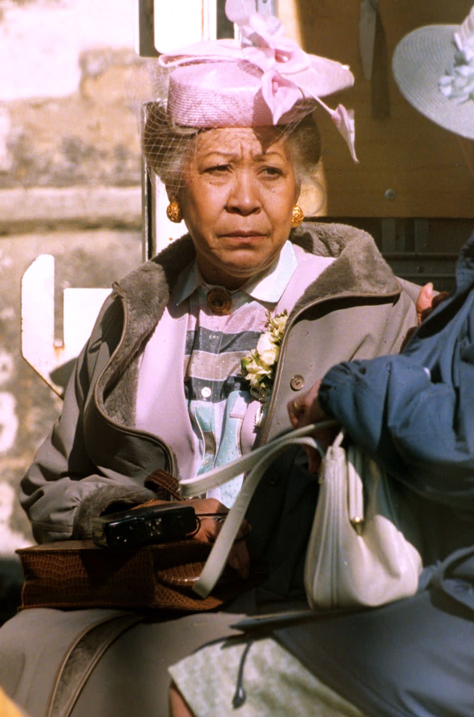 mona hammond on the set of eastenders