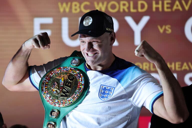 Tyson Fury, que este sábado, en el Kingdom Arena en Arabia Saudita, peleará contra Oleksandr Usyk por el título de peso pesado, dijo que “al entrar en este deporte, sabes que es peligroso”.