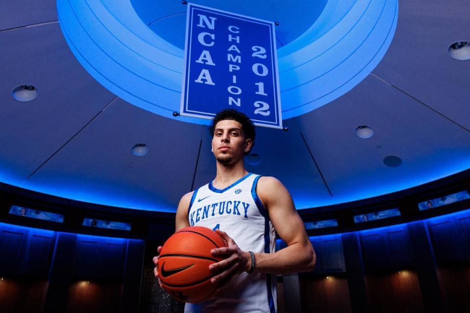 Kentucky transfer Koby Brea is projected to be one of the top 3-point shooters in college basketball next season.