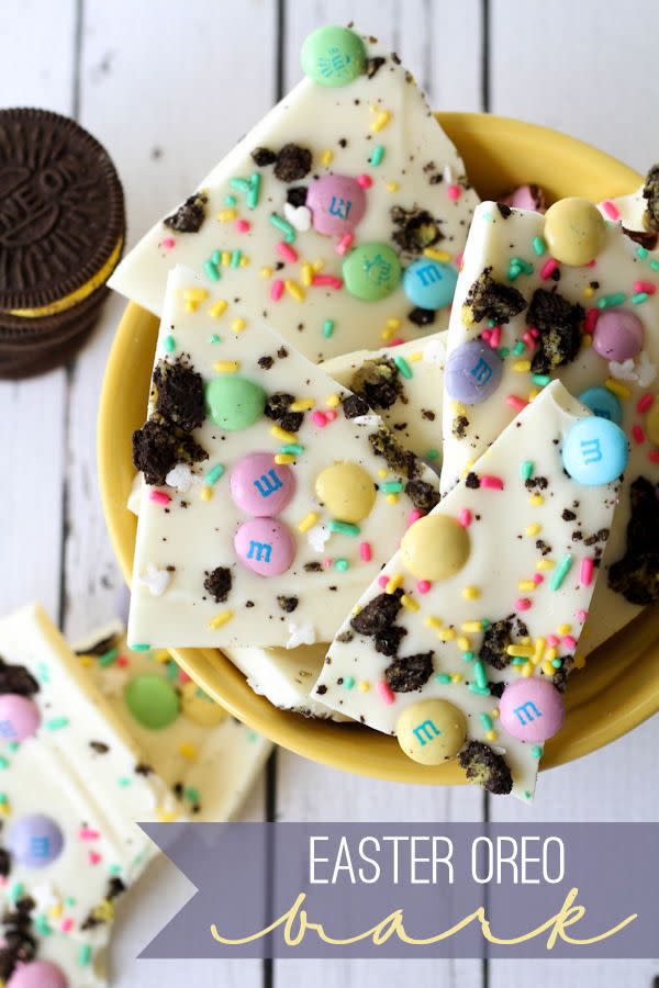 Easter Oreo Bark