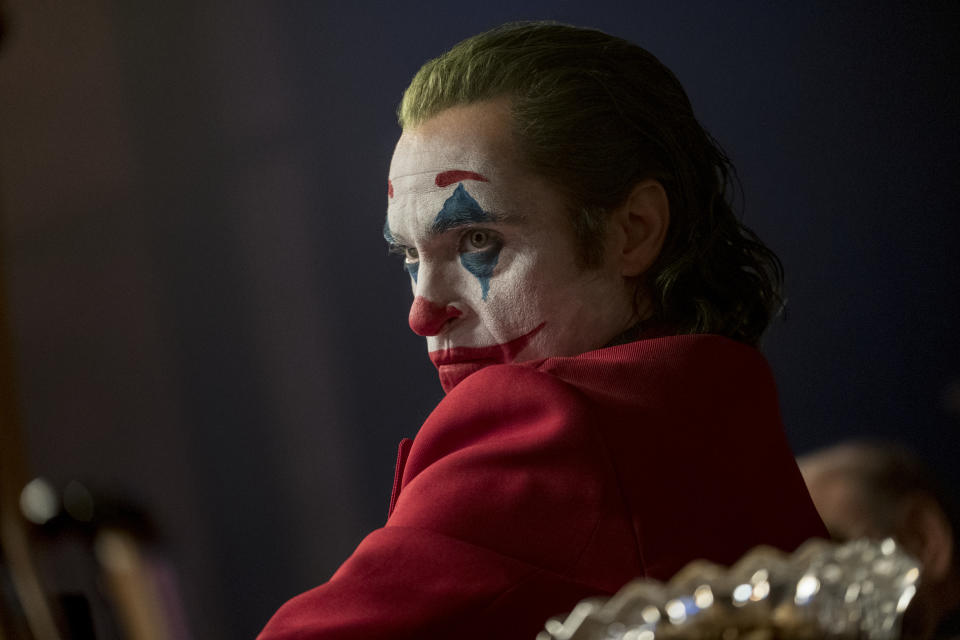 Joaquin Phoenix in Todd Phillips' <i>Joker</i>. (Warner Bros.)