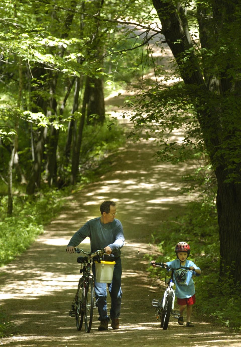 The Green Circle offers plenty of off-street, child-friendly areas to bike, walk and recreate.