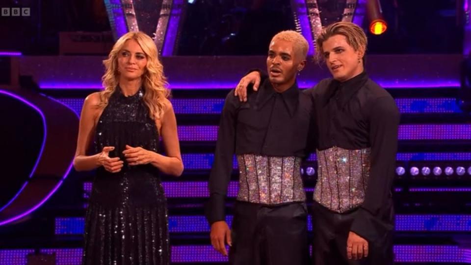 Layton Williams debuted a bleach blonde look (Strictly Come Dancing/BBC)