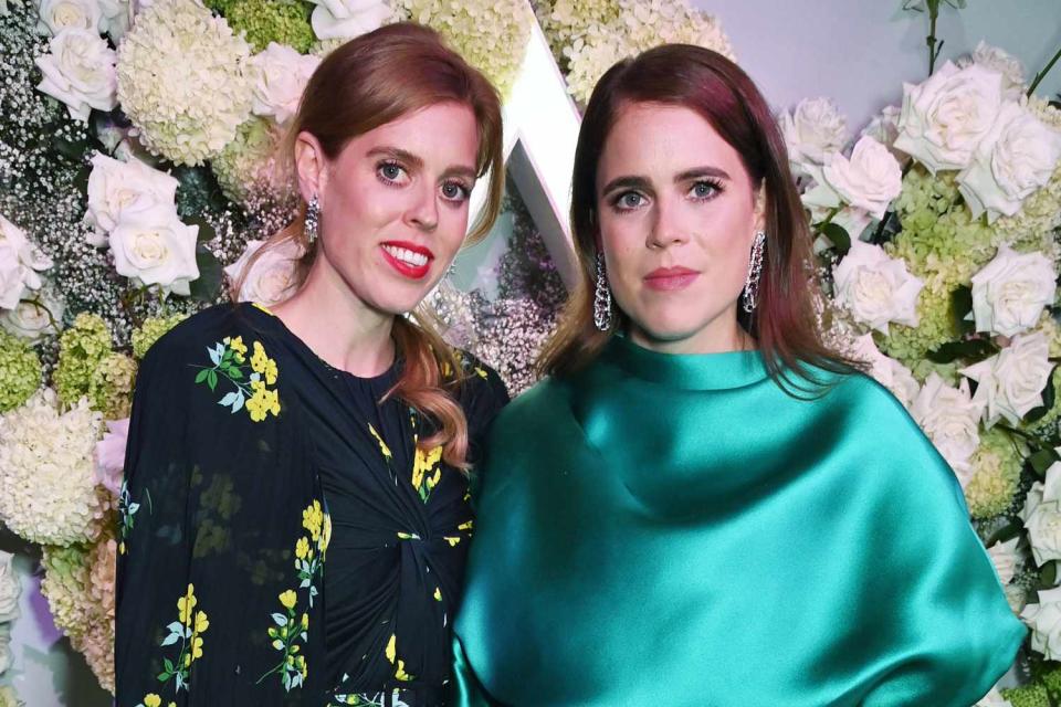 <p>David M. Benett/Dave Benett/Getty</p> Princess Beatrice and Princess Eugenie attend Vogue World: London 2023