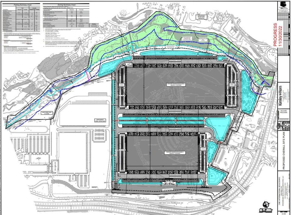 The most recent proposal for the Sheraton Crossroads property in Mahwah was a December 2022 plan for two warehouses on the site, with affordable housing moved to a separate site on Ridge Road.