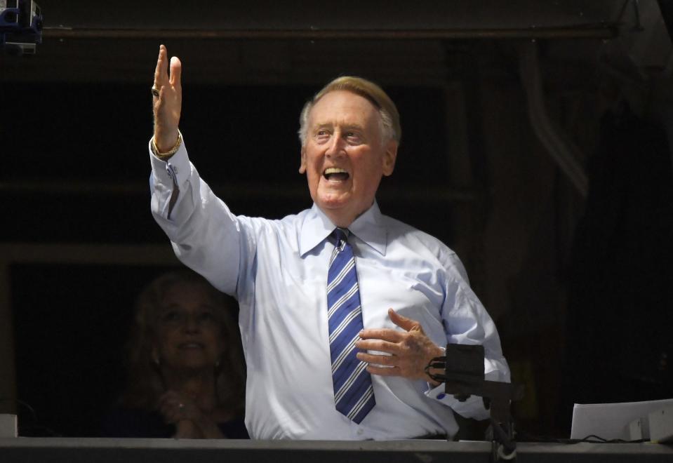 Vin Scully will get the Presidential Medal of Freedom on Nov. 22. (AP)