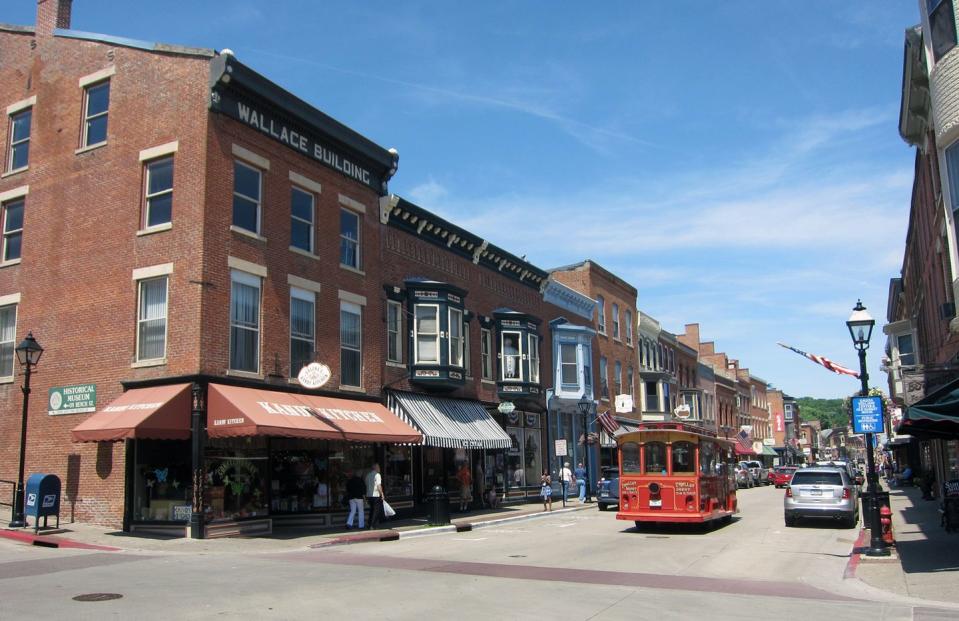 Main Street in Galena, Illinois