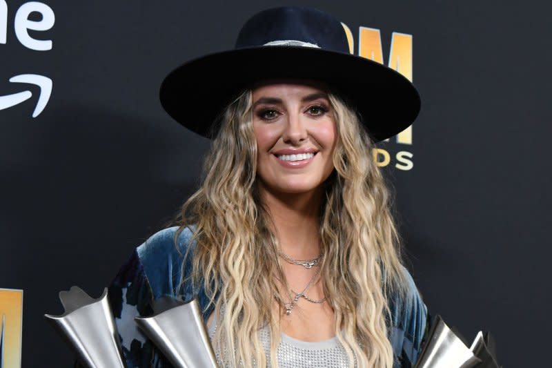 Lainey Wilson, seen here at the Academy of Country Music Awards on May 11, 2023, was named Female Artist of 2023 and shared the Music Video of 2023 award with Hardy for "Wait in the Truck" at the first People's Choice Country Awards in Nashville on Thursday. File Photo by Ian Halperin/UPI