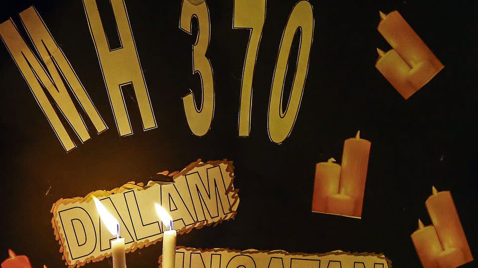 A tribute to the passengers and crew of Malaysian Airlines Flight MH370. Photo: AAP