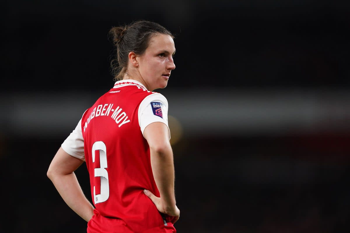 Arsenal defender Lotte Wubben-Moy was left out of Sarina Wiegman’s latest England squad (Zac Goodwin/PA) (PA Wire)