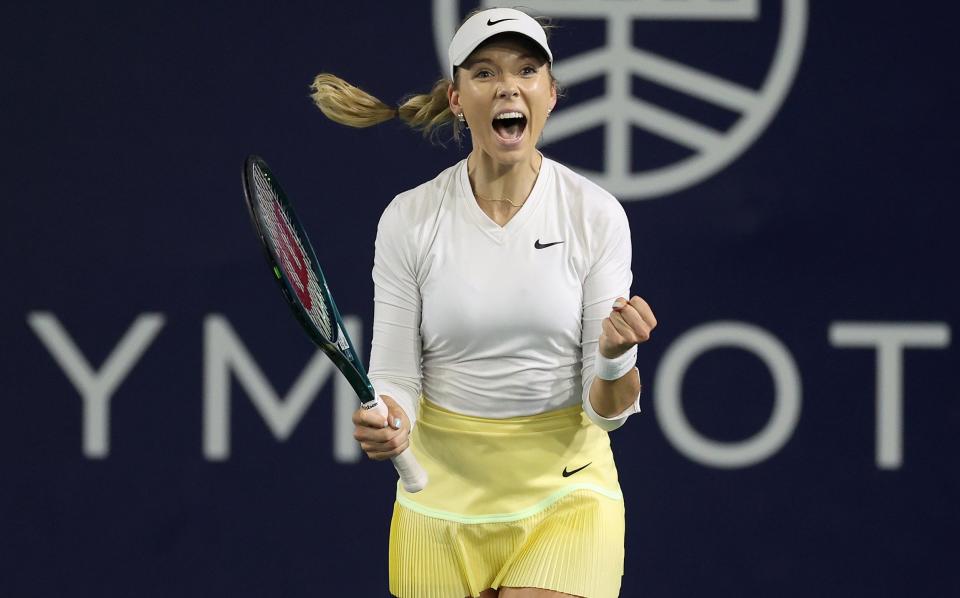 Katie Boulter gained the biggest victory of her career in winning the San Diego Open
