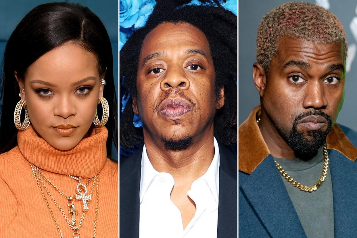 Rihanna, Jay-Z, Kanye West