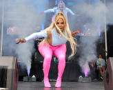 <p>Lil' Kim performed at the 16th Annual Florida AIDS Walk & Music Festival at Fort Lauderdale Beach Park.</p>