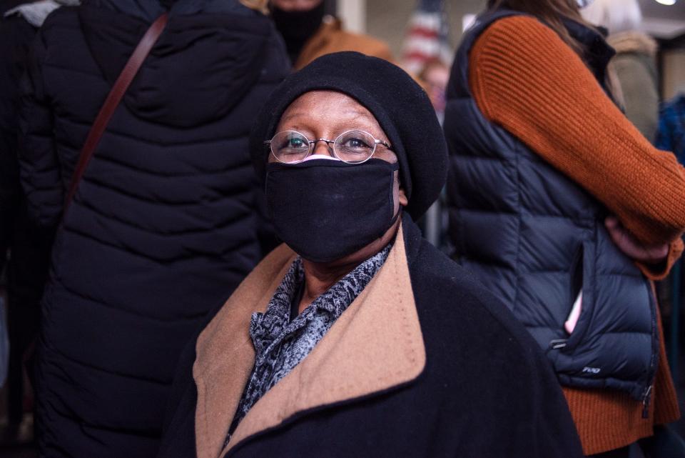 Rev. Dr. L. Louise Bruce, 62, of Des Moines, has kept close track of 2020's primary candidates without letting it 'stress her out.' The presidential candidates, Bruce said, have focused more on their respective levels of experience instead of current issues facing Americans.