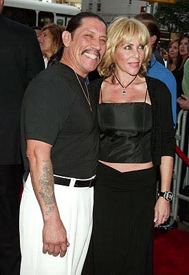 Danny Trejo and wife Debbie at the New York premiere of Columbia's Once Upon a Time in Mexico