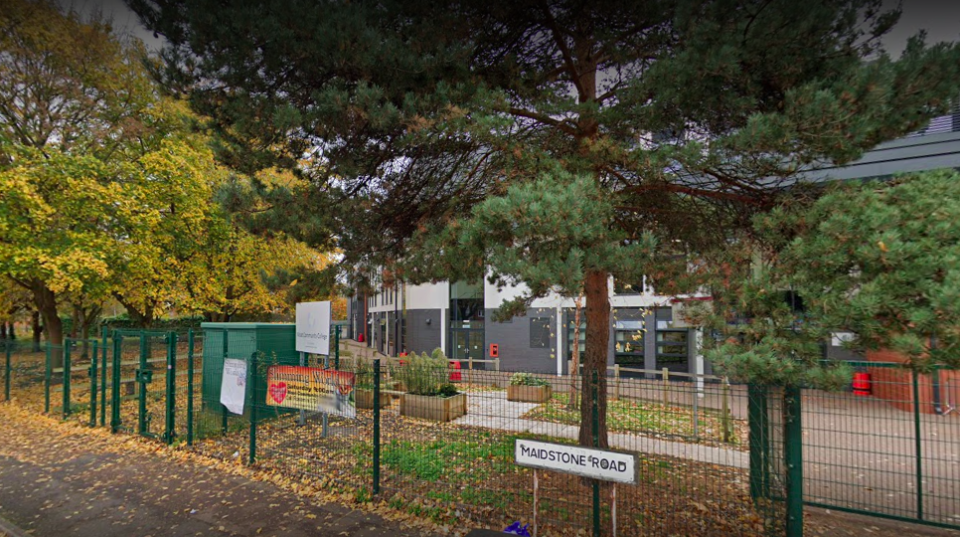 An 11-year-old girl has died after collapsing at Moat Community College in Leicester. (Google)