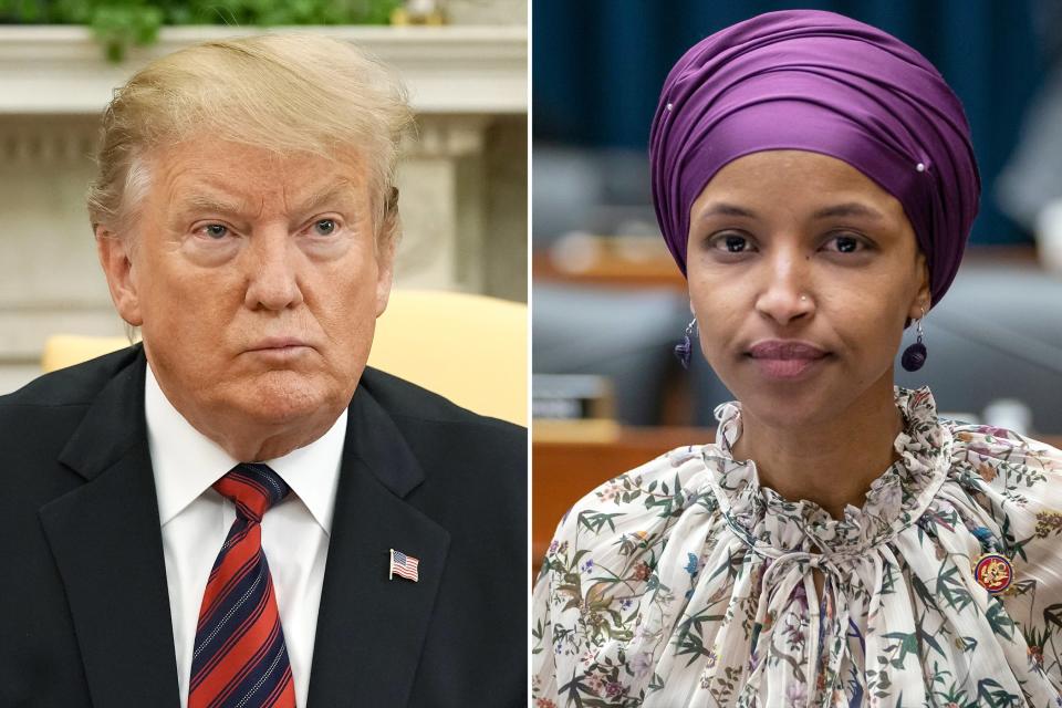 Ilhan Omar: Trump 'Deranged' for Calling Himself 'Extremely Stable Genius'