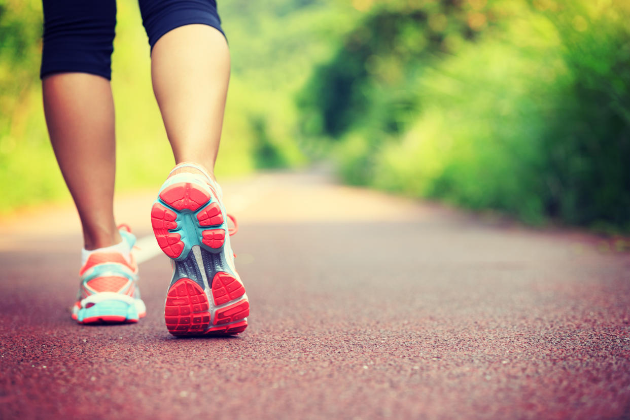 Walking is proven to have many great health benefits, including the prevention of chronic diseases and conditions. (Getty Images) 