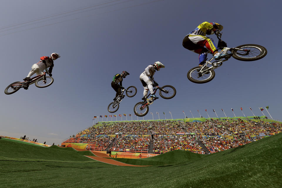 BMX cycling quarterfinals