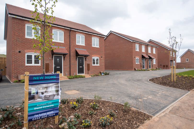 The new shared ownership homes in Edwalton