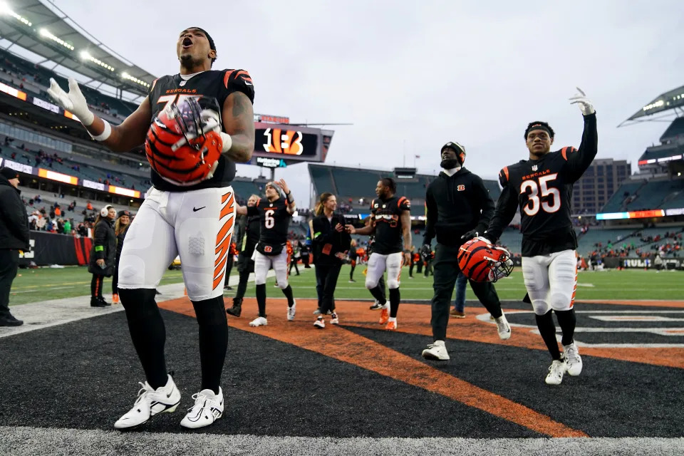 The Bengals' offensive line has been a strength over the last month, and offensive tackle Orlando Brown Jr. has been a big part of it.