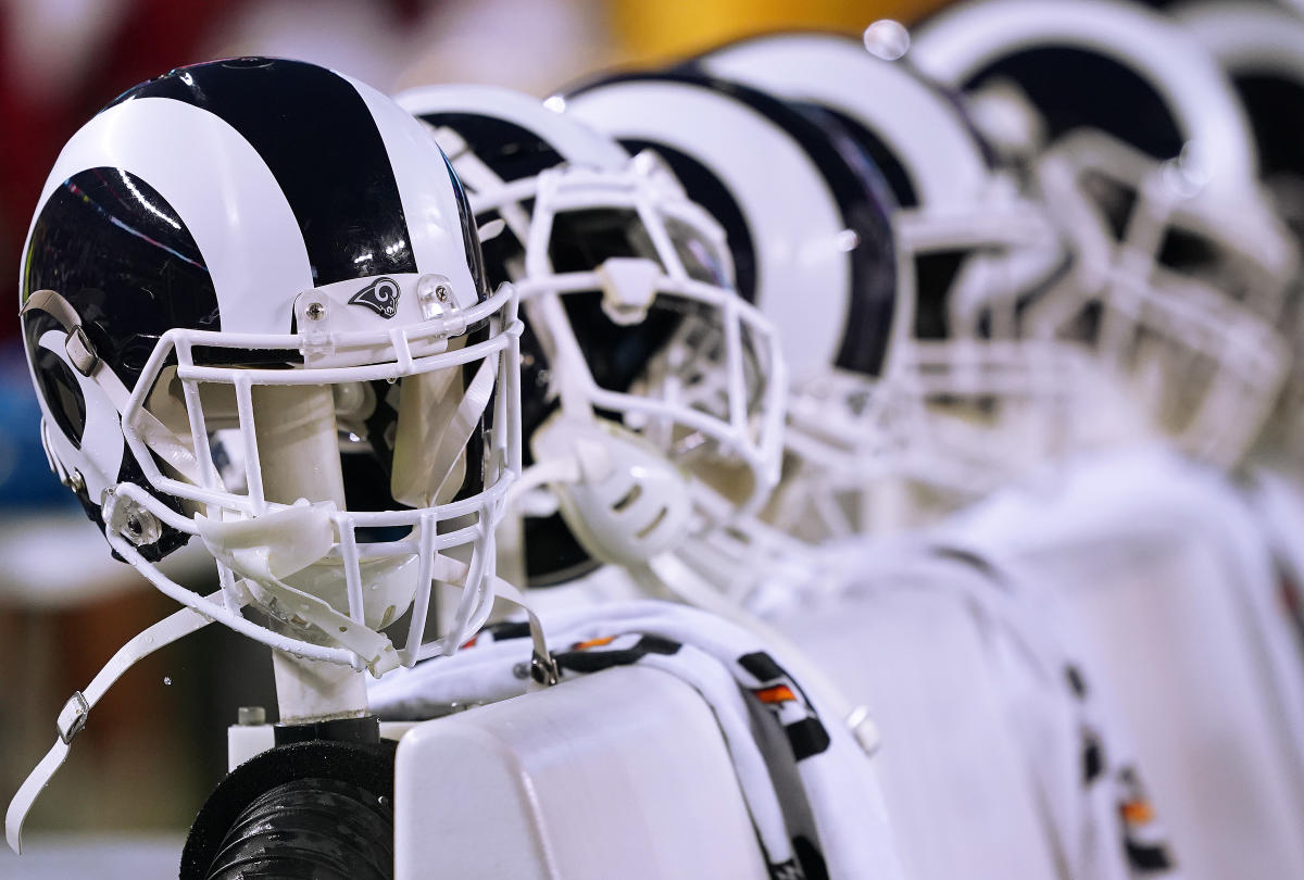 Los Angeles Rams unveil new helmet with white horns