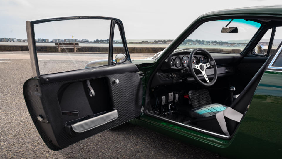 A peek at the interior of a Kamm 912c restomod.