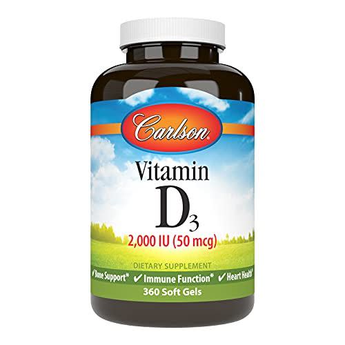 2) Vitamin D3 2000 IU Supplement