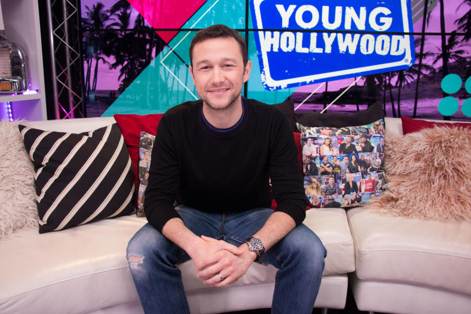 Joseph Gordon-Levitt visits the Young Hollywood Studio on March 21, 2019. (Photo by Mary Clavering/Young Hollywood/Getty Images)