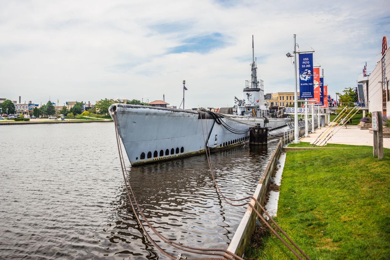 USS Cobia and Manitowoc River