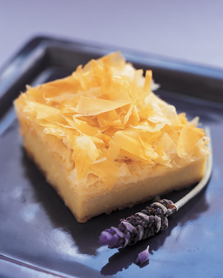 Lavender Galaktoboureko (Custard-Filled Phyllo)