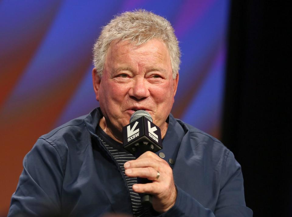 William Shatner takes part in a keynote conversation during the South by Southwest Film & TV Festival at the Austin Convention Center on Thursday, March 16, 2023, in Austin, Texas.