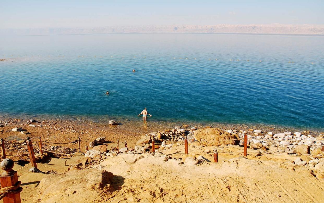 First-Ever Dead Sea Swim