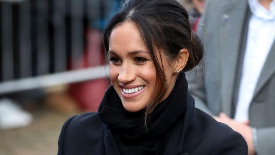 The Duchess of Sussex turned heads at the polo match on Monday in a casual ensemble from her pre-engagement wardrobe.