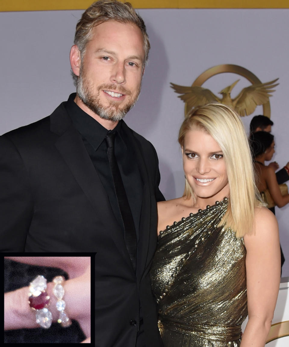 Jessica Simpson and Eric Johnson