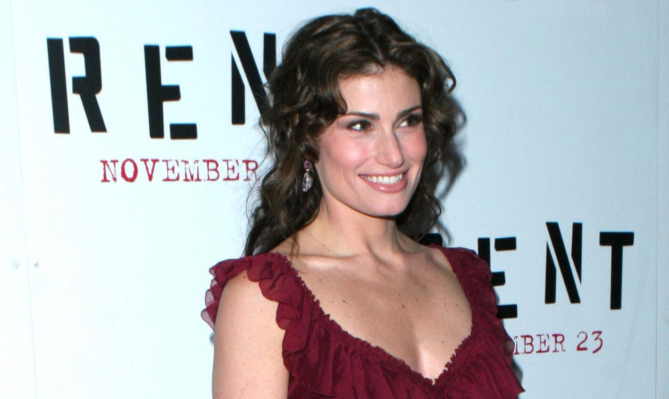 Idina Menzel at the Ziegfeld Theater in New York City for the 