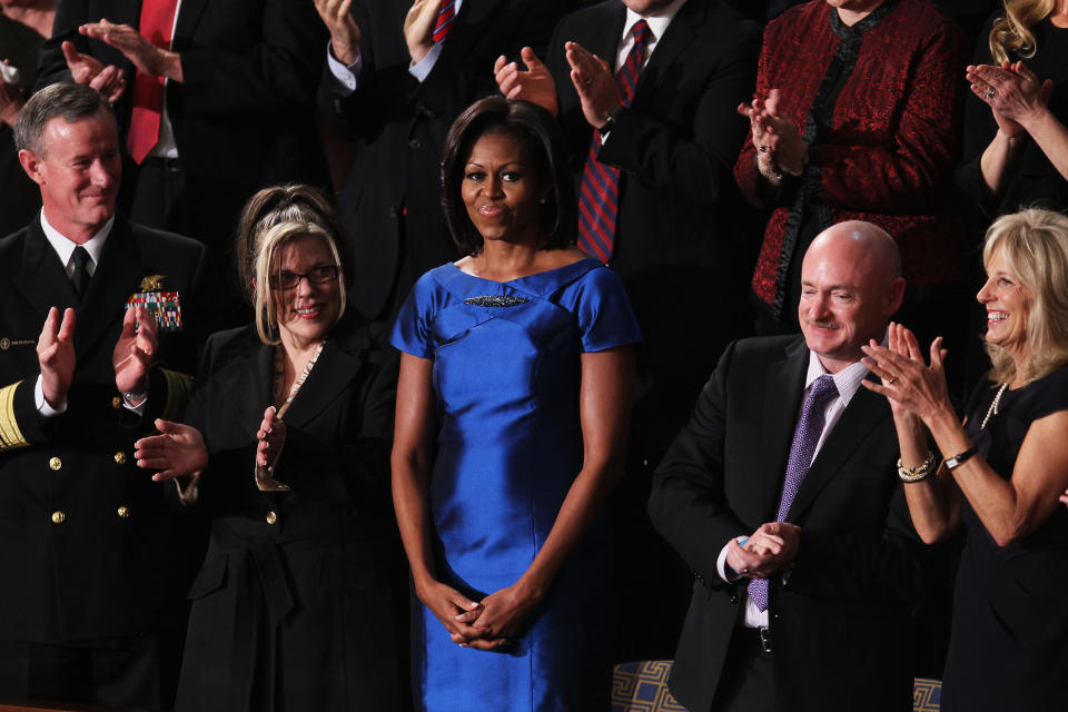 President Obama Addresses The Nation During State Of The Union Address